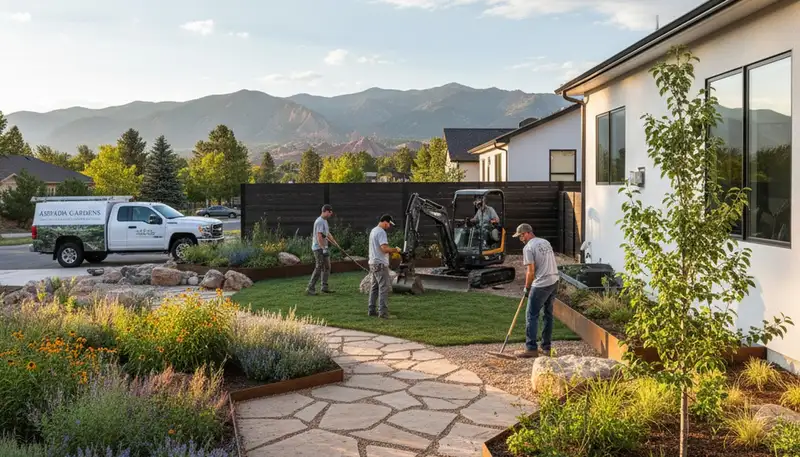 Landscaping services in Thornton, CO for residential and commercial outdoor spaces