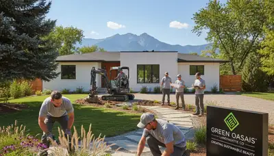 Landscaping team serving Thornton, CO with professional outdoor maintenance and design services