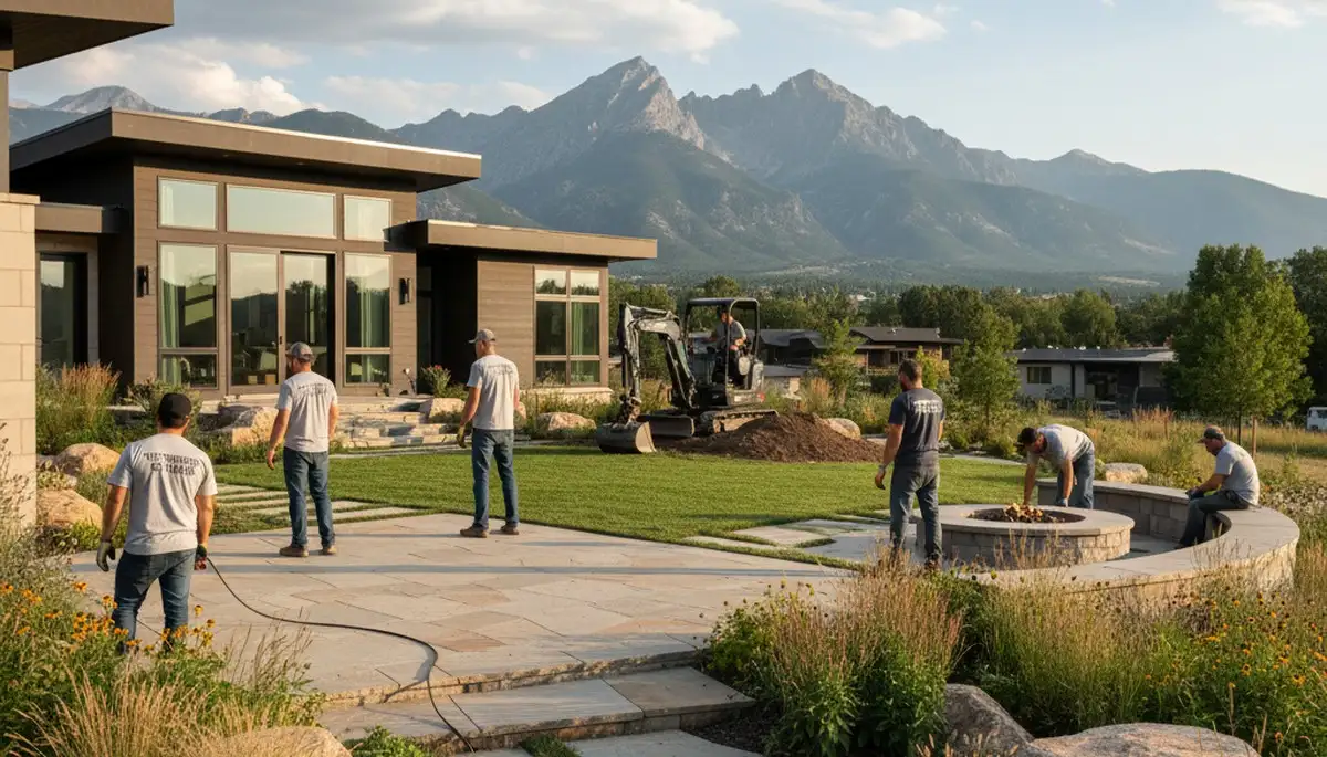 Landscaping service in Thornton, CO with professional yard maintenance and outdoor care