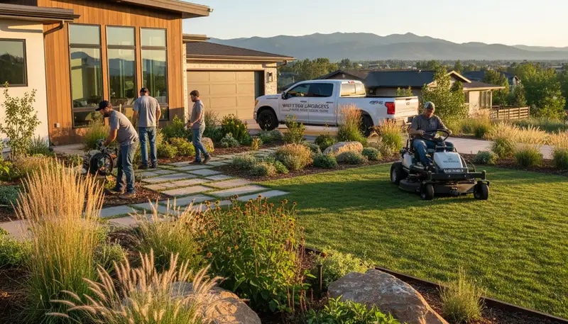 Landscape maintenance service in Thornton, CO for residential and commercial properties