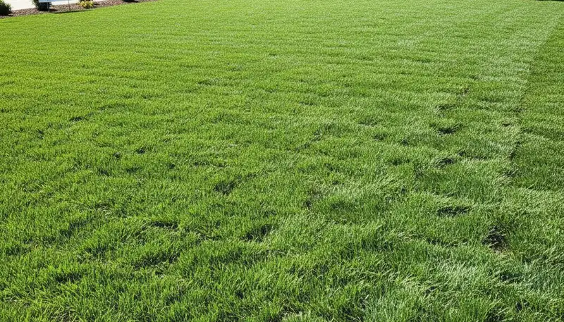Freshly installed green sod lawn showing professional landscaping results in Thornton, CO